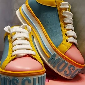 Moschino Logo Platform Sneaker